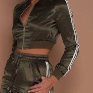 Meshki Crop Track Jacket